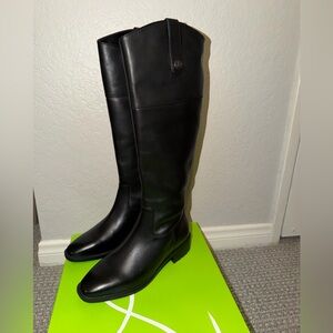 Sam Edelman Drina Black Leather Boots